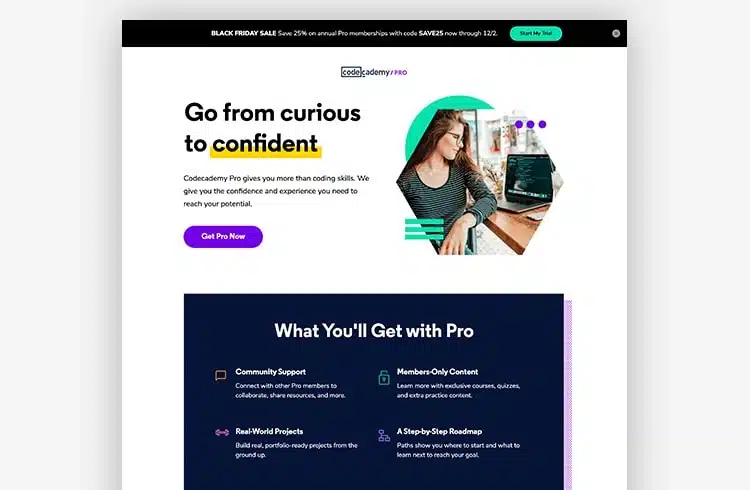 An image explaining the simplicity of the landing page is crucial for lead form optimization