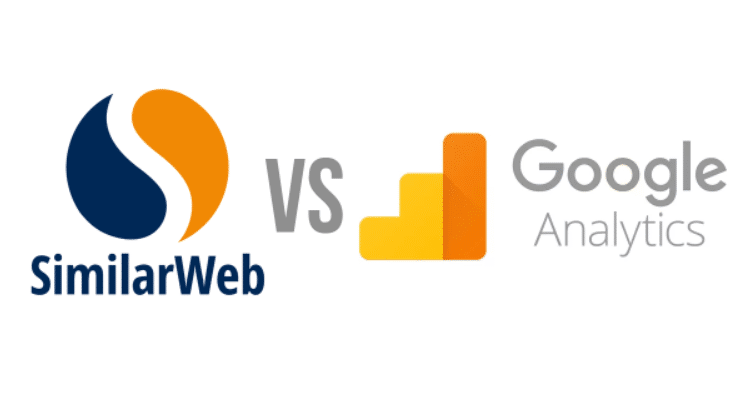 SimilarWeb vs. Google Analytics logos side by side