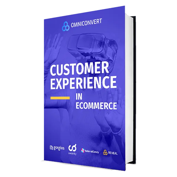 The blog post discussing the book cover for customer experience in ecommerce.