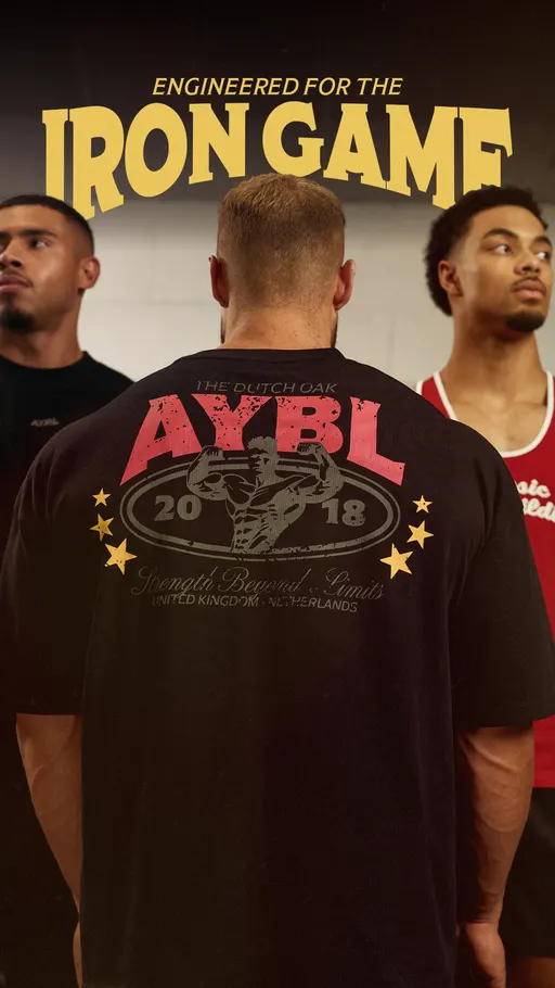 aybl.com ad: ENGINEERED FOR THE IRON GAME