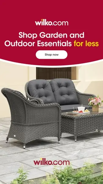 wilko.com ad: Shop Garden and Outdoor Essentials for less