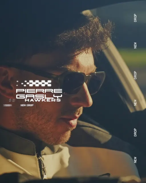 hawkersco.com ad: New in! Pierre Gasly | Drop 2, SS26