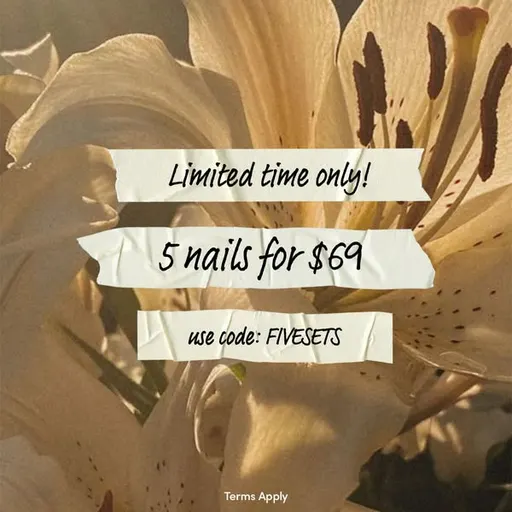 glamnetic.com ad: 5 for $69: Mix n Match Your Faves