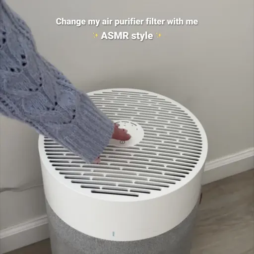 blueair.com ad: Change my air purifier filter with me ✨ ASMR style ✨