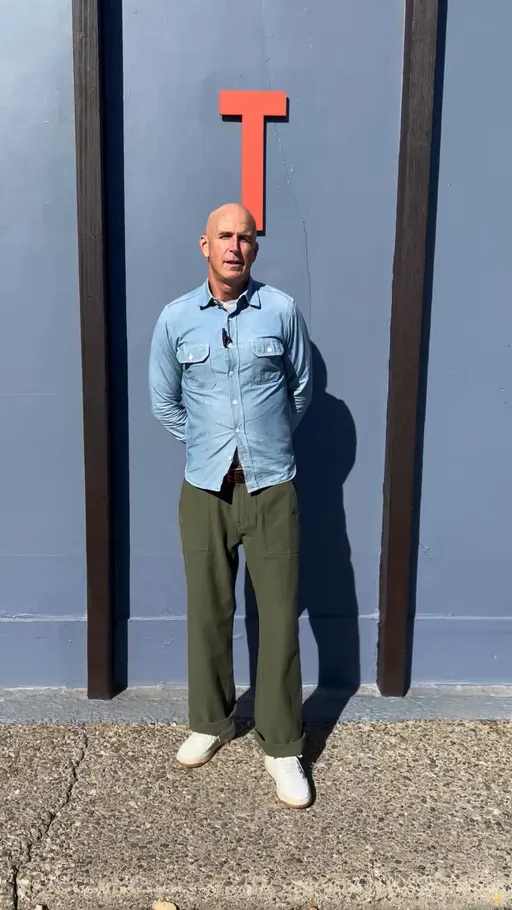 tellason.com ad: Today, I have on a new item. It's our fatigue pant in the OG 107.