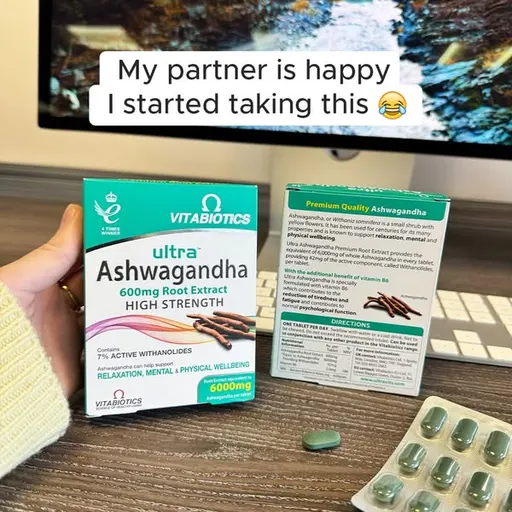vitabiotics.com ad: My partner is happy I started taking this 😂