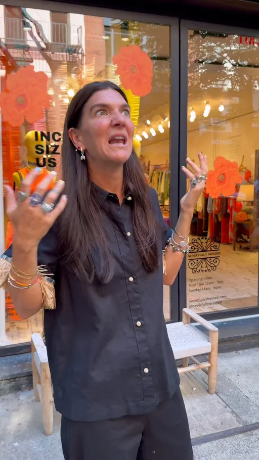 neverfullydressed.com ad: Never Fully Dressed is now in Soho, New York!