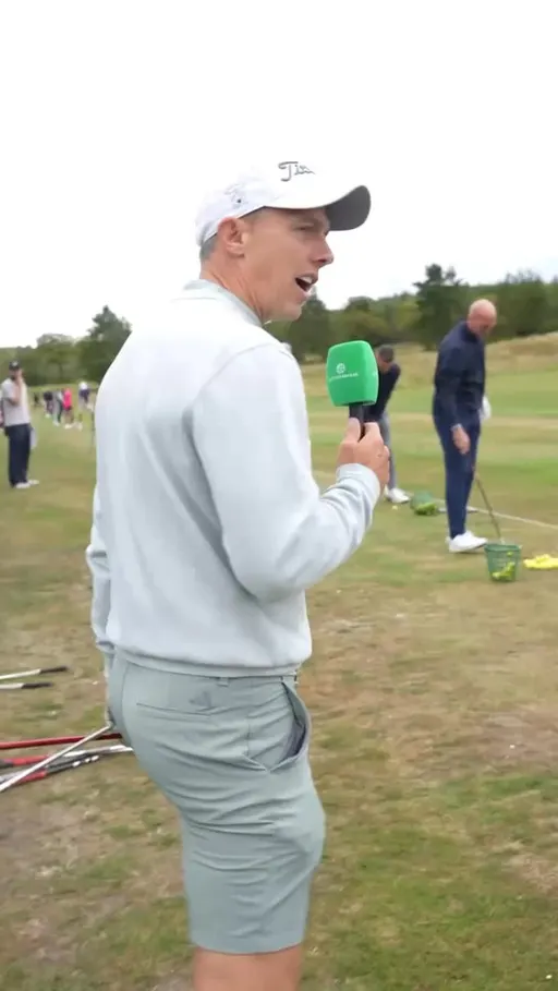golfclubs4cash.co.uk ad: Ramsdale, uh, can you try and hit this?