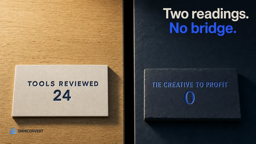 The Creative-to-Profit Gap: What No Tool Connects (2026)
