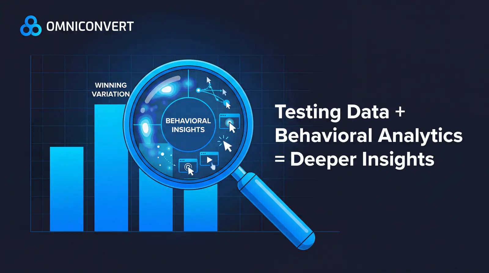 Split view of quantitative A/B test results alongside session recording from Microsoft Clarity for the same variation