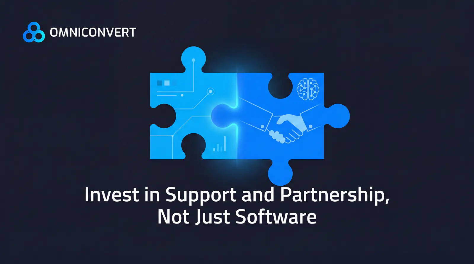 Vendor partnership model showing dedicated support, proactive strategy guidance, and shared success metrics