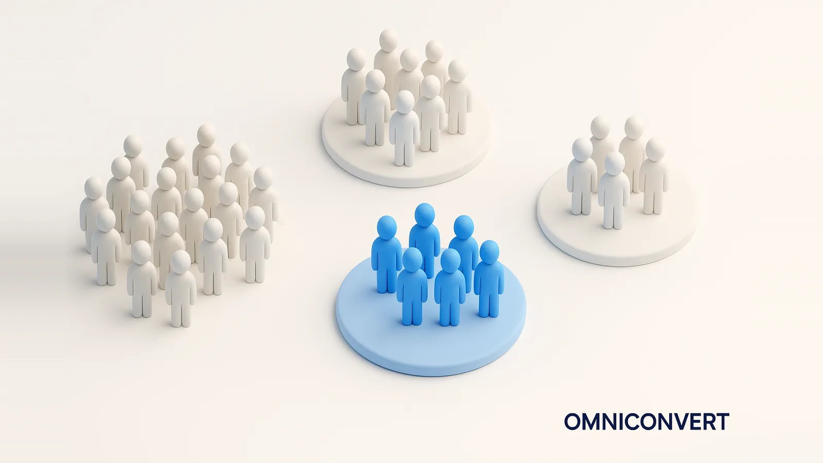 Audience analysis: a broad customer base resolving into clear segments and buyer personas through a step-by-step framework