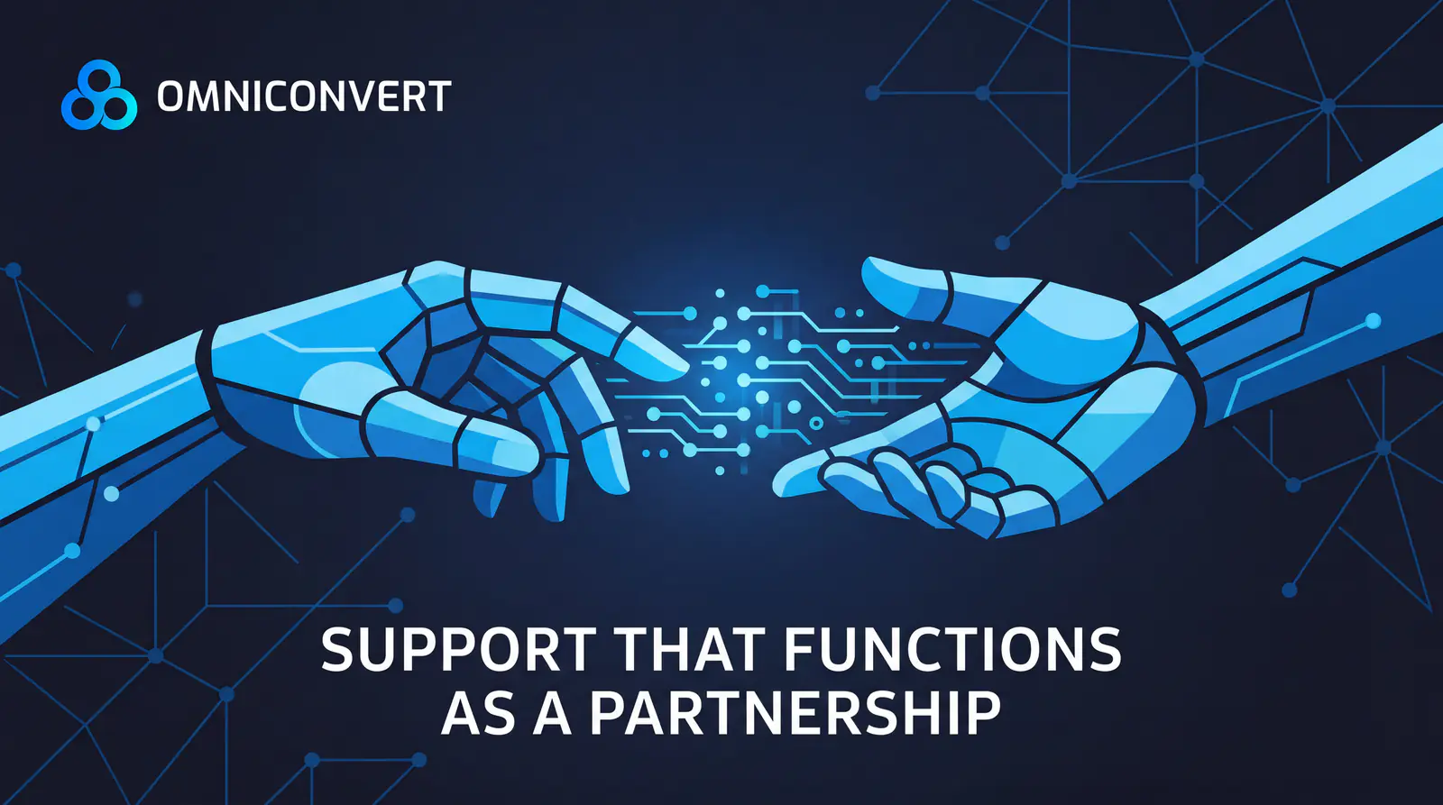 Partnership support model — proactive outreach, monthly strategy calls, and customer managers who contribute testing ideas per account