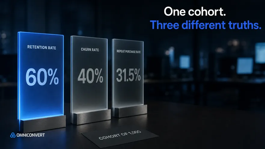 Repeat Purchase vs Retention vs Churn Rate