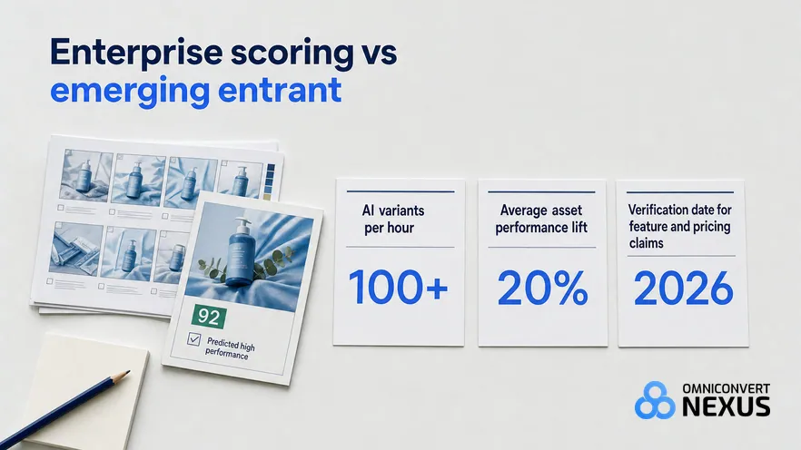 Celtra vs Icon.com vs Omniconvert Commander (2026): Enterprise scoring vs emerging entrant