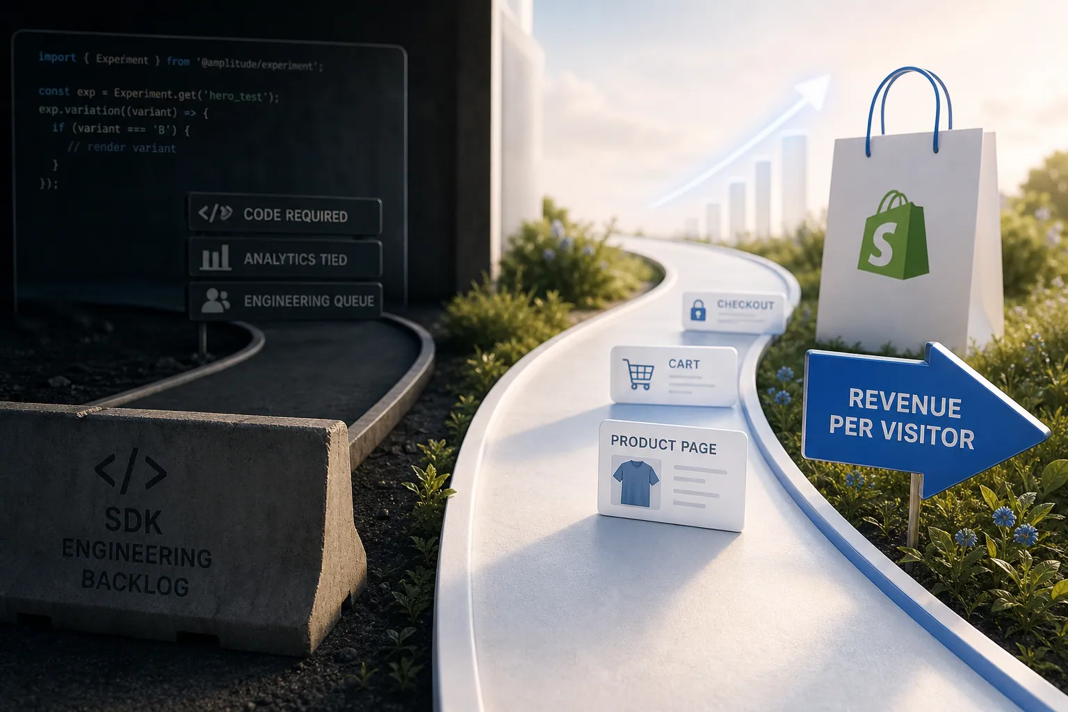 Omniconvert Explore and Amplitude Experiment compared for analytics-tied SDK experimentation versus Shopify eCommerce CRO.