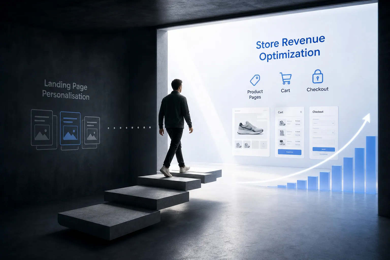 Omniconvert Explore and Fibr AI compared for AI landing page personalisation versus Shopify CRO.