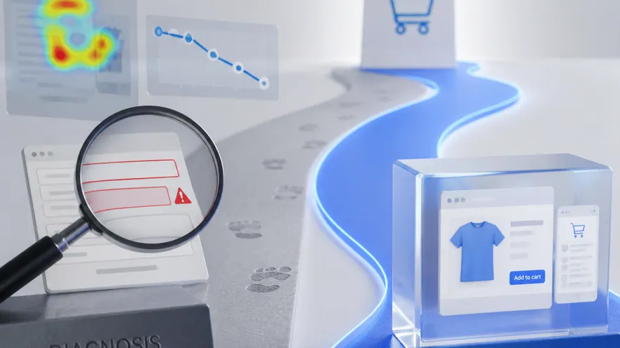 Omniconvert Explore and Mouseflow compared for eCommerce form diagnostics and Shopify checkout experimentation.