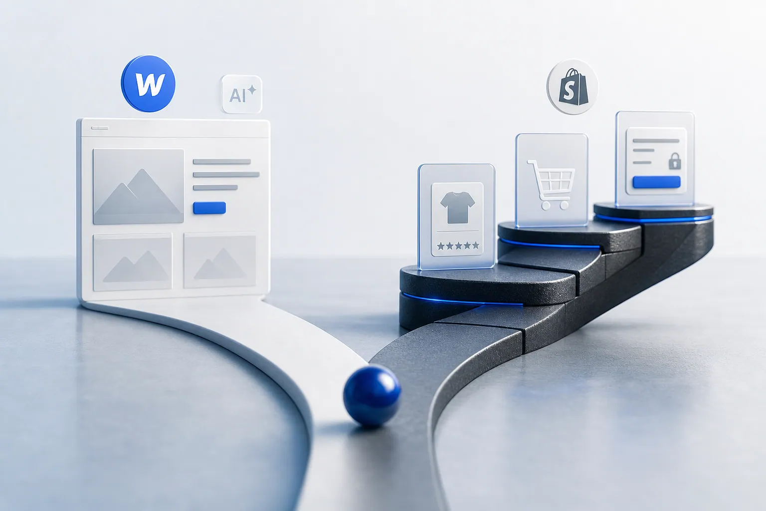 Omniconvert Explore and Webflow Optimize compared for Shopify checkout CRO versus Webflow-native A/B testing.