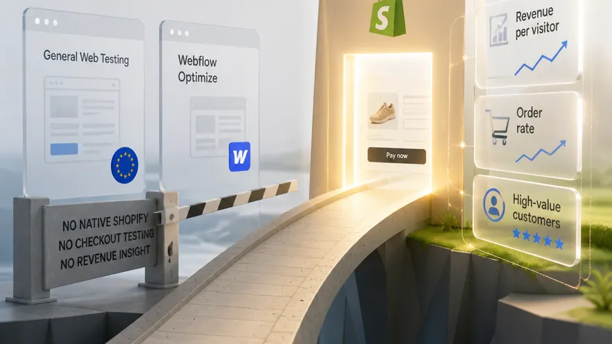 Varify.io vs Webflow Optimize vs Omniconvert Explore