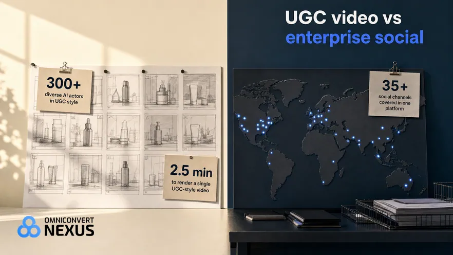 Arcads vs Sprinklr vs Nexus (2026): UGC vs enterprise social