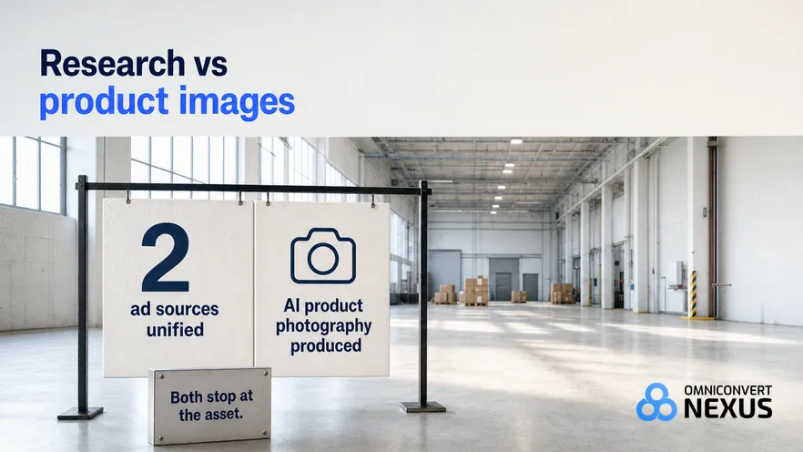 Atria vs Caimera.ai vs Nexus (2026): Research vs product images