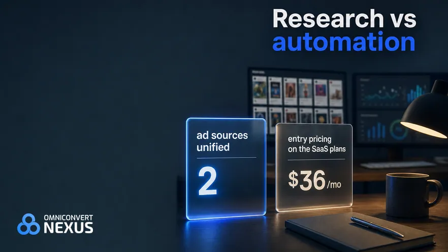 Atria vs Creatopy vs Nexus (2026): Research vs automation