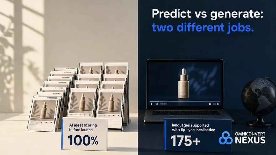 Celtra vs HeyGen vs Nexus by Omniconvert (2026): Predict vs generate