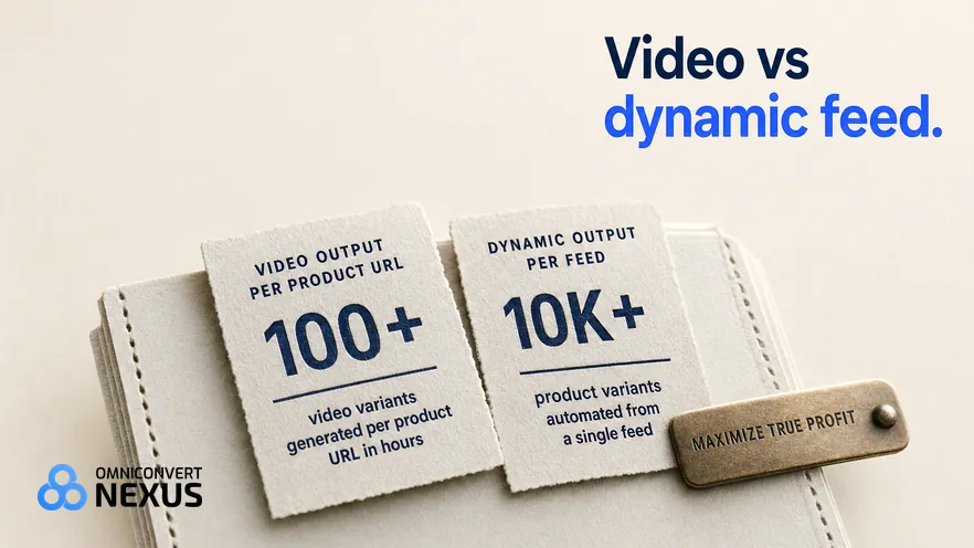Creatify vs Hunch vs Nexus by Omniconvert (2026): Video vs dynamic feed.