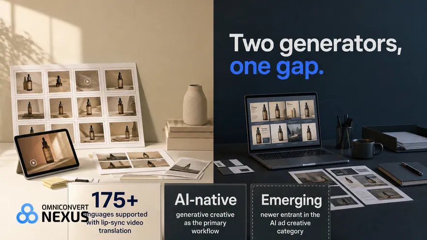 HeyGen vs Icon vs Nexus by Omniconvert (2026): Two generators, one gap.
