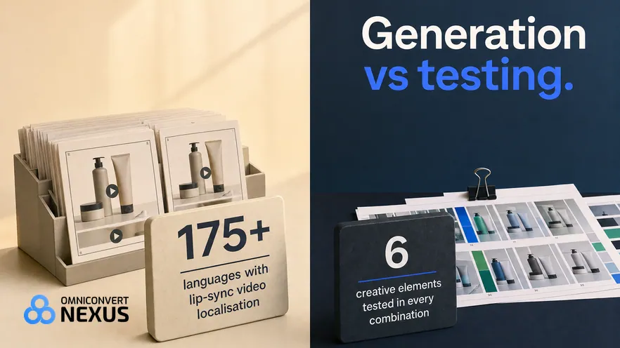 HeyGen vs Marpipe vs Nexus by Omniconvert (2026): Generation vs testing