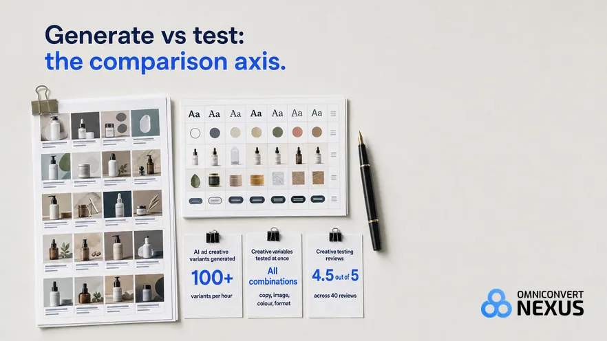 Icon.com vs Marpipe vs Nexus by Omniconvert (2026): Generate vs test.