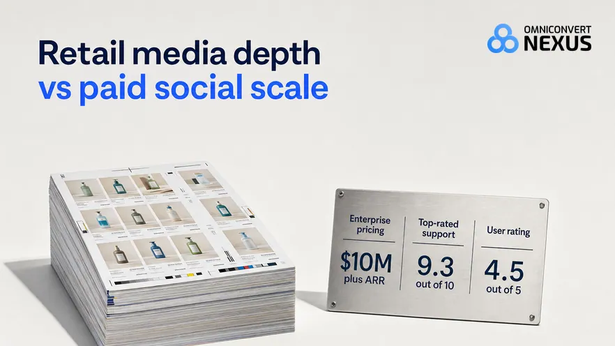 Pacvue vs Smartly.io vs Nexus by Omniconvert (2026): retail vs paid social