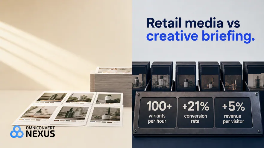 Pacvue vs Jointellos.com vs Nexus by Omniconvert (2026): retail media vs creative briefing