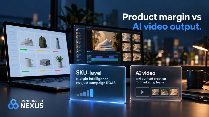 ROI Hunter vs TryHolo vs Nexus by Omniconvert (2026): Product margin vs AI video output.