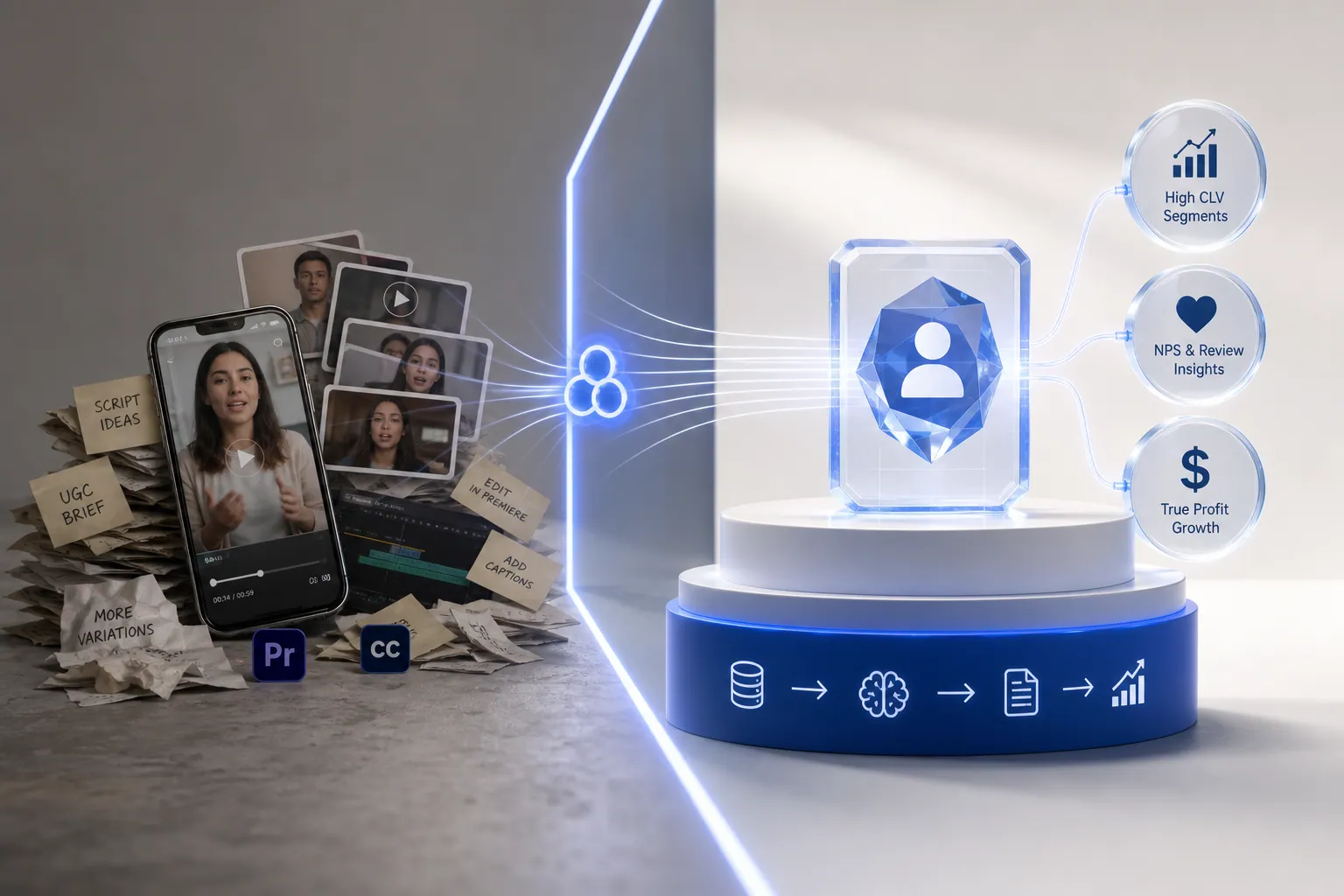 Arcads vs Nexus (2026): AI UGC video vs the brief layer