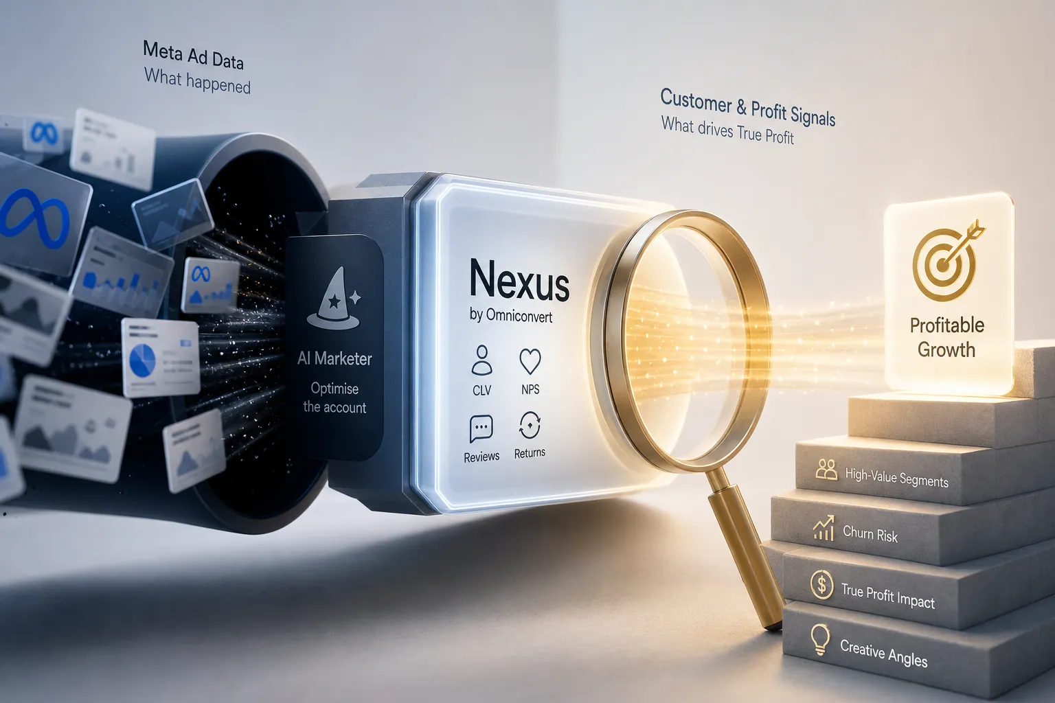 Madgicx vs Nexus (2026): Meta AI Marketer vs CLV brief