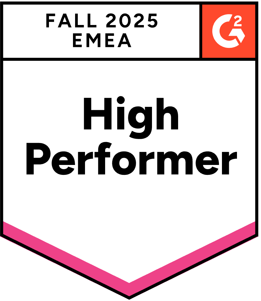 Omniconvert is a G2 High Performer EMEA Winter 2025 Omniconvert G2 High Performer EMEA Fall 2025