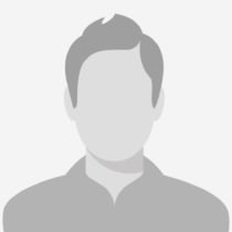 Our team's silhouette of a man's face on a white background.