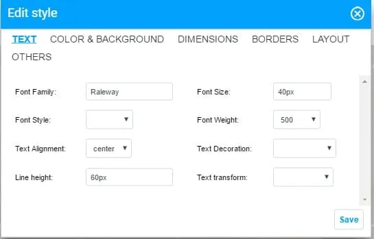 a b test edit css style