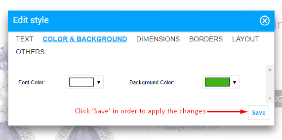 a b test save background changes