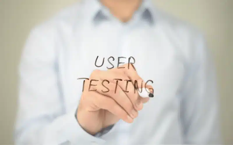 user testing